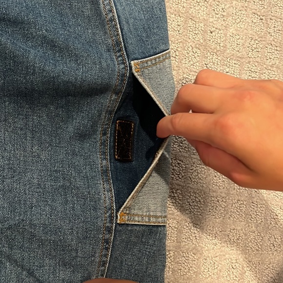 BDG PATCHWORK DENIM PANTS Elastic Waist Pull-On with Velcro - Picture 8 of 8